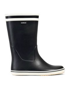 Bottes Aigle Malouine 2 Marine et Blanc