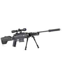 Carabine A Air Comprimé Black Ops Sniper 19,90 Joules Calibre 4.5 MM-1
