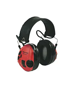 Casque De Chasse Anti-bruit Peltor Sporttac Noir et Rouge