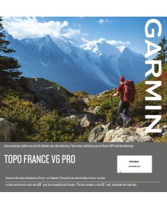 Carte Topographique V6 Pro Pour Colliers GPS Garmin Alpha - Montagne