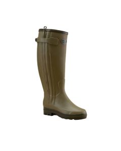 Bottes Chasseur Le Chameau Femme Doublées Néoprène Vert Vierzon