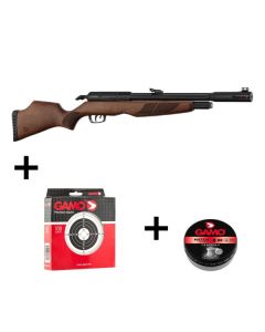 Pack Carabine PCP Gamo Riser Punisher calibre 5,5 mm 40 Joules
