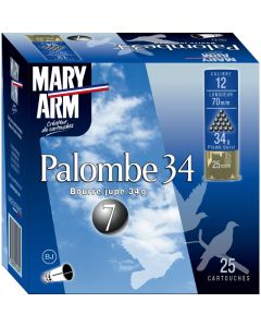Cartouches Mary Arm Palombe 34 Calibre 12/70