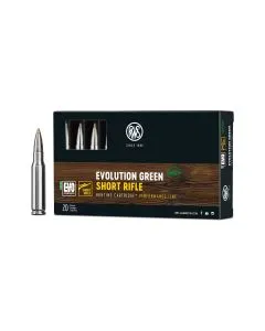 Balles de Chasse Short Rifle RWS Evolution Green .308 Win.