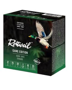Cartouches de Chasse Canard Rottweil Cal 16 N°5