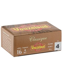 Cartouches De Chasse Vouzelaud Classique Petit Culot Calibre 16-1