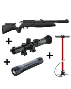 Pack Carabine Arrow 4,5mm 19.9J + Vision Nocturne Pard NS mini 35mm + IR 850nm + Compresseur
