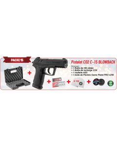Pack Noel Pïstolet à Plomb Gamo C15