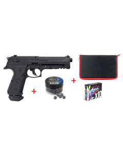 Pack Pistolet De Défense LTL Alfa 1.50 Calibre 50 16 Joules