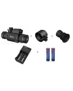 Pack Monoculaire de Vision Nocturne Clip-On avec Télémètre HIKMICRO Cheetah C32F-RNL