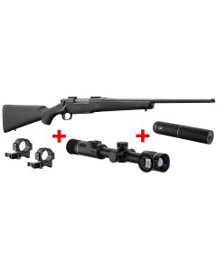 Pack Carabine Mossberg 30.06 avec Lunette Pixfra Pegasus 435 et Silencieux Stalon