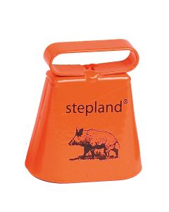 Le sonnaillon Stepland sanglier orange fluorescent est disponible en deux hauteurs : 3 cm et 4 cm. La largeur du passant pour le collier est de 36 mm et ce sonnaillon est imprimé sanglier.