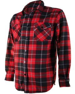 Chemise Polaire Carreaux Treeland Rouge