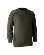 Pull De Chasse Col Rond Deerhunter Sheffield Green Melange