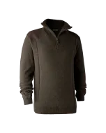 Pull De Chasse Col Zip Deerhunter Sheffield Dark Elm