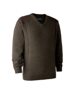 Pull De Chasse Col V Deerhunter Sheffield Dark Elm