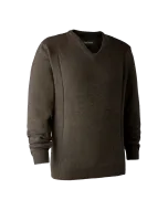 Pull De Chasse Col V Deerhunter Sheffield Dark Elm