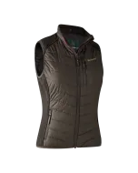 Gilet Doudoune Sans Manches Femme Deerhunter Caroline Brown Leaf