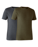 Lot De 2 Tee Shirt Deerhunter Adventure Green Melange
