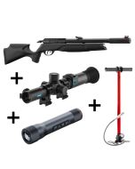 Pack Carabine Arrow 4,5mm 19.9J + Vision Nocturne Pard NS mini 35mm + IR 850nm + Compresseur