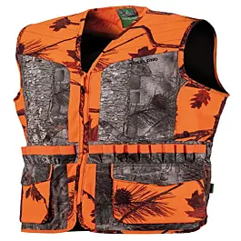 Gilet De Chasse Enfant Treeland Camo Orange + Fluo + Battue Gilet De Chasse Enfant Treeland Camo Orange + Fluo + Battue