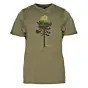 T-shirt Pinewood Outdoor Recycle Finnveden Femme Olive