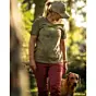 T-shirt Pinewood Outdoor Recycle Finnveden Femme Olive