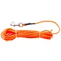 Longe Synthétique Orange Fluo Ronde 10 Mètres