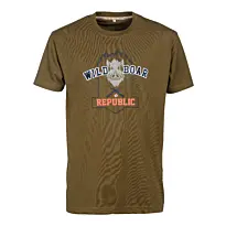 Tee Shirt Percussion Wild Board Republic II Kaki