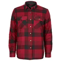 Chemise à Carreaux Rouge/Noir pour Femme Canada Classique 2.0 Pinewood