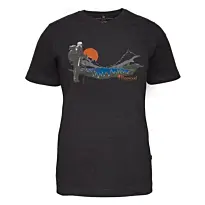 T-shirt Pinewood Outdoor Recycle Finnveden Femme Anthracite