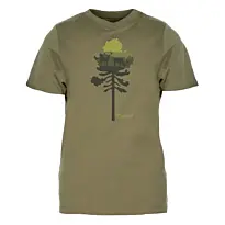 T-shirt Pinewood Outdoor Recycle Finnveden Femme Olive