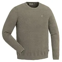 Pull Col Rond Coton Beige Värnamo Pinewood