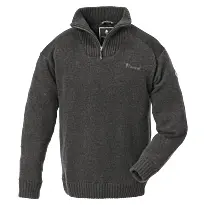 Pull Chaud Tricoté Gris Hurricane Pinewood