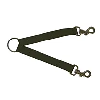 Accouple Deux Chiens Nylon Vert