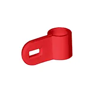Bague d'Attelage Plastique Rouge Diamètre 8,5 MM pour Canard Siffleur