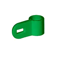 Bague d'Attelage Plastique Verte Diamètre 9,5 MM pour Canard Pilet