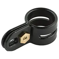 Bague d'Attache en Plastique pour Oie Diamètre 18 MM Noir