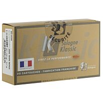Balles de Chasse Sologne Klassic Calibre 300 Win Nosler Ballistic Tip