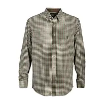 Chemise Enfant Percussion Petits Carreaux Marron Vert