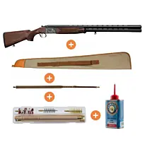 Pack Fusil De Chasse Superposé Country Calibre 12/76 Canon de 76 Cm