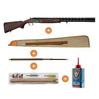 Pack Fusil de chasse superposés Country - Cal. 20/76 Crosse pistolet