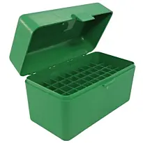 Boîte de Rangement pour 50 Balles de Chasse Calibre 30-06, 243Win, 270Win, 308Win