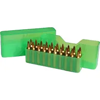 Boîte de Rangement pour 20 Balles Calibres d'Armes d'Epaule
