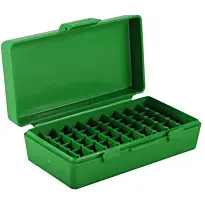 Boîte de Rangement pour 50 Munitions Calibre 9 MM