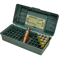 Boîte de Rangement pour 50 Cartouches de Chasse Calibre 20
