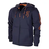 Sweatshirt Zip Browning Snapshot Bleue-1