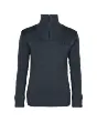 Pull Tricotée Demi-Zip Marine pour Femme Hurricane Pinewood