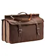 Sac de Battue Country en Cuir Marron