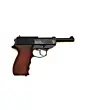 Pistolet CO2 Borner C41 P38 Métal Calibre 4.5 BB'S